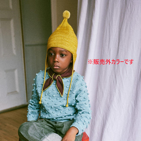 【D2】Misha&Puff（ミーシャアンドパフ）2024AW  Pointy Peak Hat - String- キッズニット帽