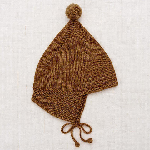 【D2】Misha&Puff（ミーシャアンドパフ）2026aw  Pointy Peak Hat - Nutmeg - キッズニット帽