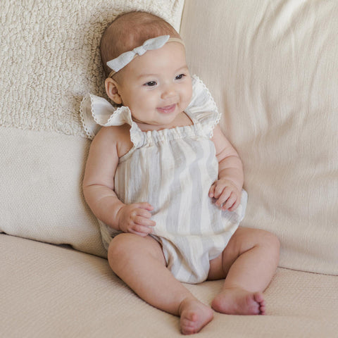 Quincy Mae 2024SS OAKLEY ROMPER natural