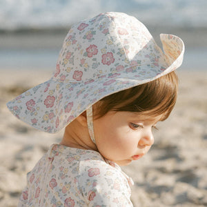 Quincy Mae（クインシーメイ）2025SS SUN HAT -BLOOM-　サンハット、ベビー帽子