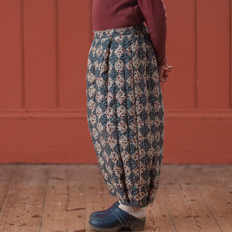 Little Cotton Clothes 2024AW Aria Skirt - Patchwork Print Floral Skirt