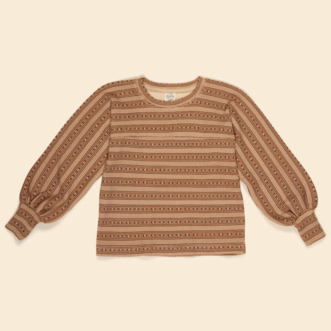 Apolina（アポリナ）2025AW  Roberta Jersey LS top - Kanna Stripe -　キッズトップス