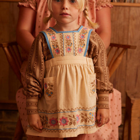 Apolina（アポリナ）2025AW  Roberta Jersey LS top - Kanna Stripe -　キッズトップス