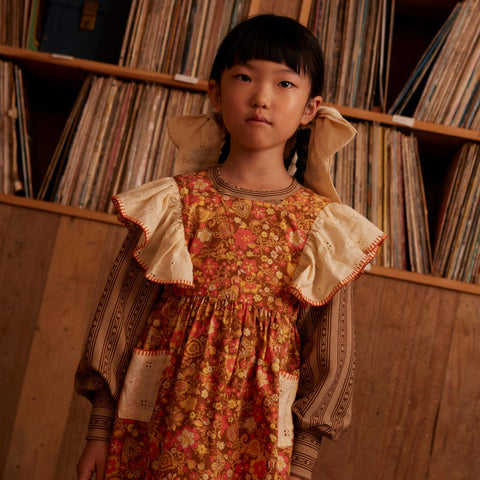 Apolina（アポリナ）2025AW  Roberta Jersey LS top - Kanna Stripe -　キッズトップス