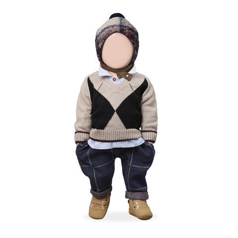 1 + in the family (One More in the Family) 2024AW LIS-bb jacket knit cardigan