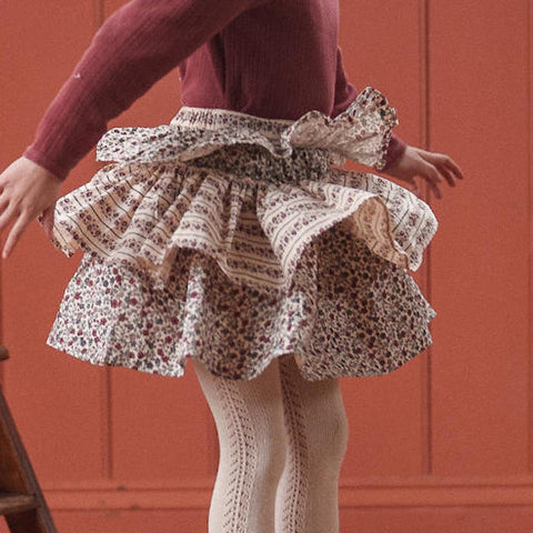 Little Cotton Clothes（リトルコットンクローズ）2025AW Rita Ra-ra Skirt  ティアードスカート