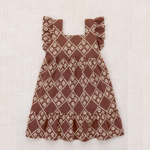 【D1】Misha&Puff（ミーシャアンドパフ）2026SS RUFFLE SLEEVE DRESS -COLA FLORA TIERRA- フリル袖ドレス