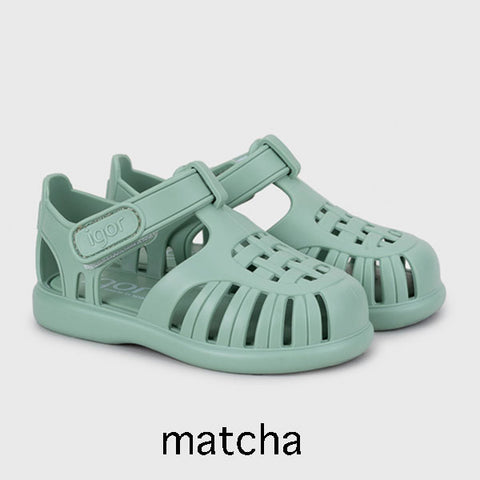 【送料無料】igor / イゴール TOBBY SOLID NACAR (トビー) キッズ サンダル ベルクロ 20～29size 12-18cm S10271、S10366