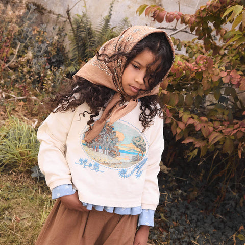 Apolina 2024AW Mia Dress - Almond - Kids Dress