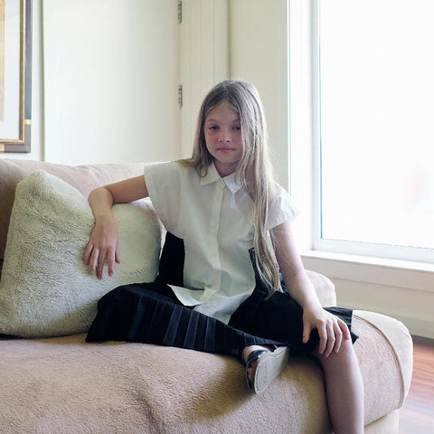 WOLF&RITA（ウルフアンドリタ） 2026SS SILVINA SKIRT -ash- プリーツスカート