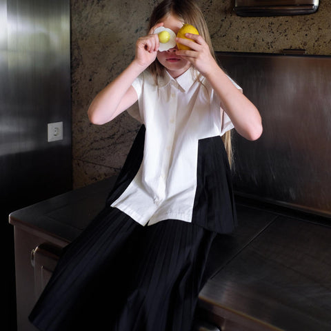 WOLF&RITA（ウルフアンドリタ） 2026SS SILVINA SKIRT -ash- プリーツスカート