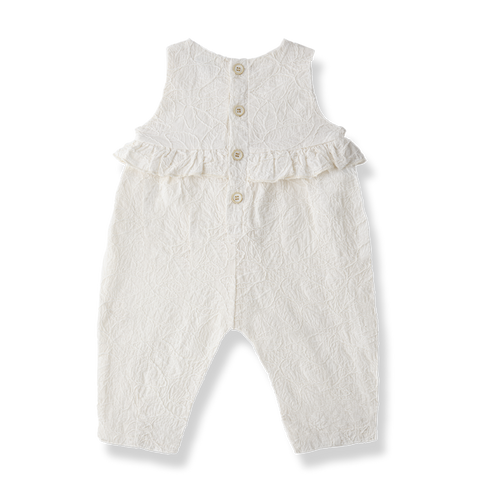 1 + in the family（ワンモア イン ザ ファミリー） 2026SS  SIURANA -off-white- ジャガードジャンプスーツ