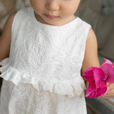 1 + in the family（ワンモア イン ザ ファミリー） 2026SS  SIURANA -off-white- ジャガードジャンプスーツ