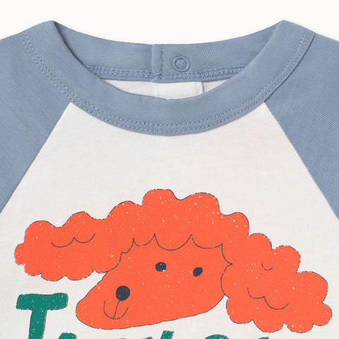 【drop1】TINYCOTTONS / タイニーコットンズ 2026SS RED DOG GRAPHIC BABY TEE ベビー半袖Tシャツ