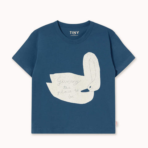 【drop1】TINYCOTTONS / タイニーコットンズ 2026SS SWAN GRAPHIC TEE 半袖グラフィックTシャツ