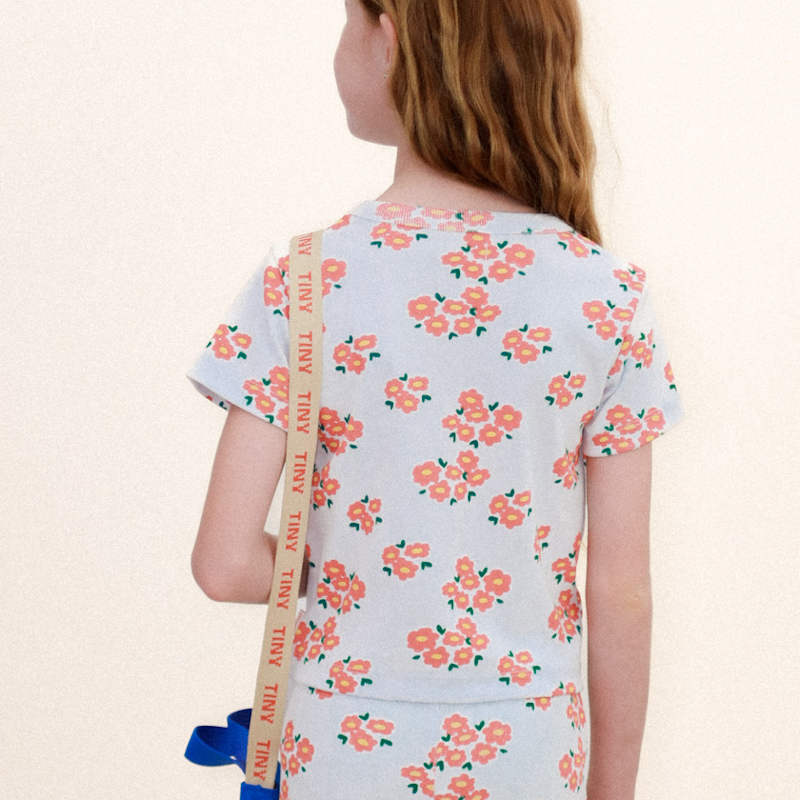 TINYCOTTONS / タイニーコットンズ 2026SS BLOSSOMS RIB TEE 半袖リブT
