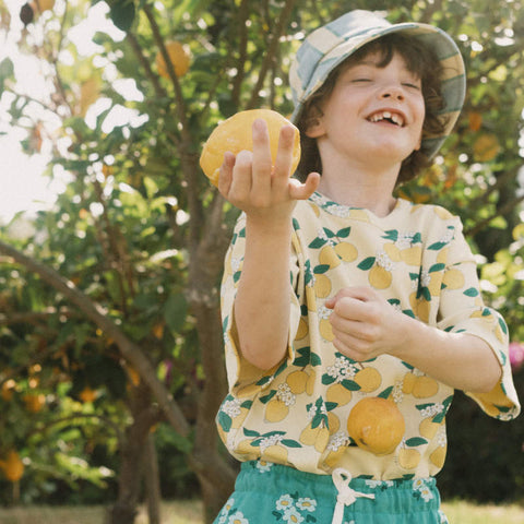 【drop1】TINYCOTTONS / タイニーコットンズ 2026SS ORANGES RIB TEE 半袖リブTシャツ