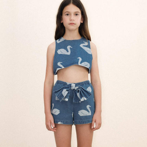 ・[D2] Misha&amp;Puff 2024AW Cable Skating Skirt -Ink- Cable skating skirt