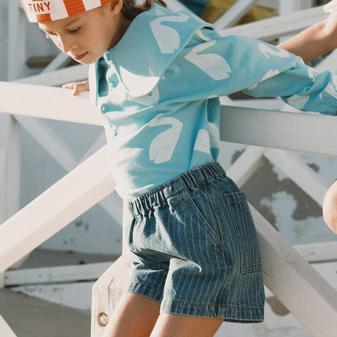 ・[D2] Misha&amp;Puff 2024AW Cable Skating Skirt -Ink- Cable skating skirt