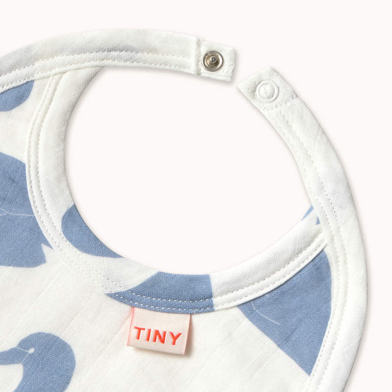 TINYCOTTONS / タイニーコットンズ 2026SS BIG SWANS BIB スタイ、ビブ