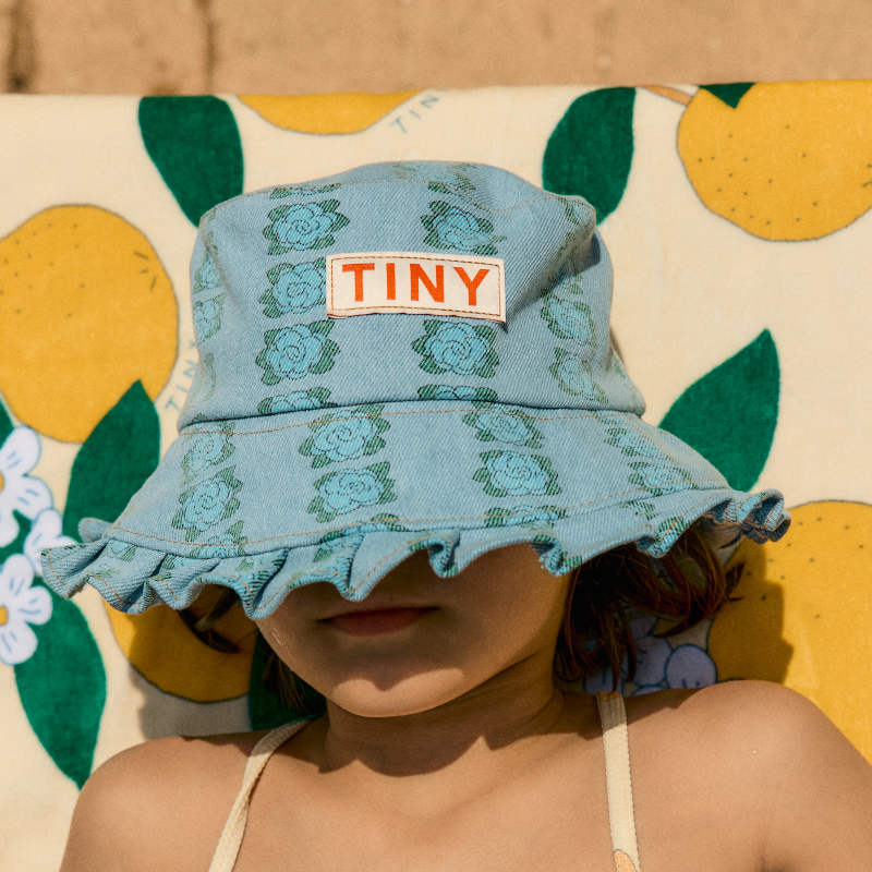 TINYCOTTONS / タイニーコットンズ 2026SS BLUE FLOWERS BUCKET HAT