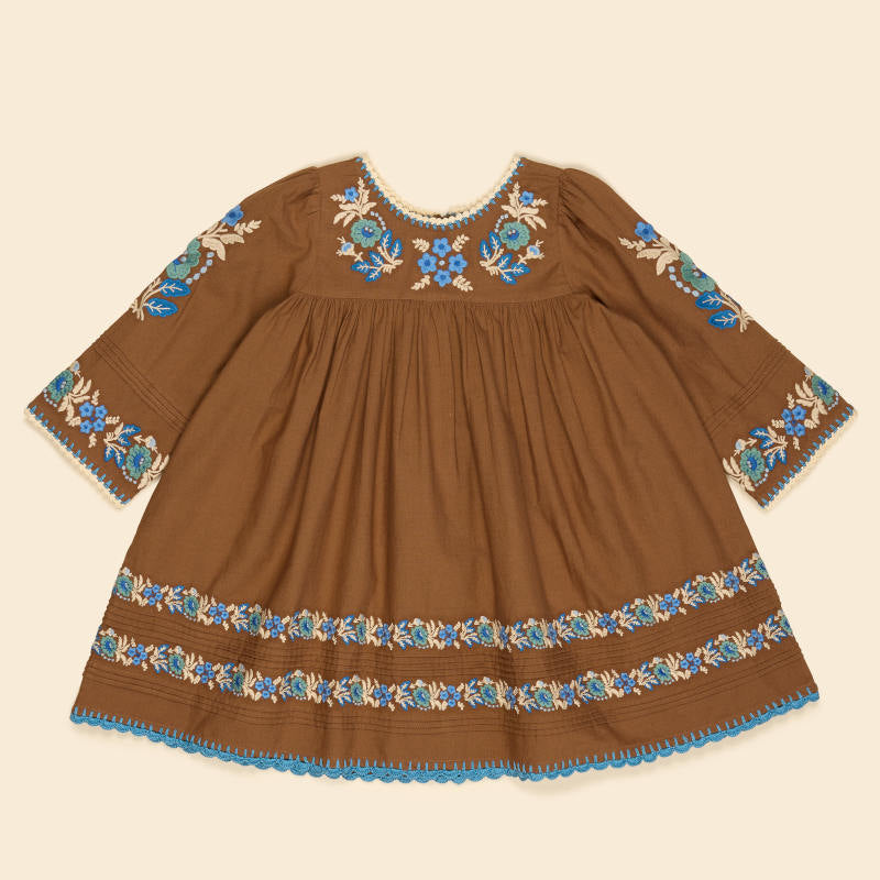Apolina（アポリナ）2026AW CONSTANCE TROUSER - CHOCOLATE - キッズ