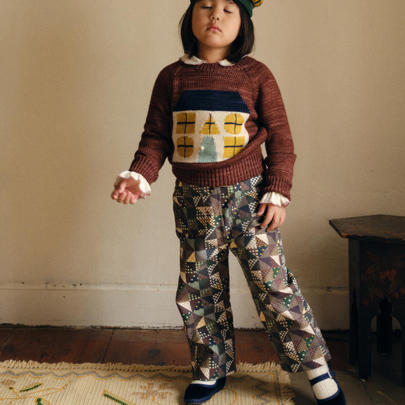 misha and puff オーバーオール △40%SALE!!!MISHA & PUFF Simone overall _ Slab Maze jacquard