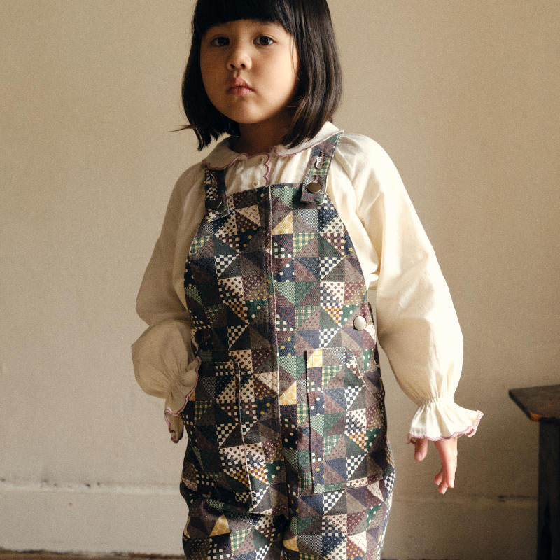 Misha & puff サロペット18-24m Misha&Puff 花鉄サロペット オーバーオール Misha & puff