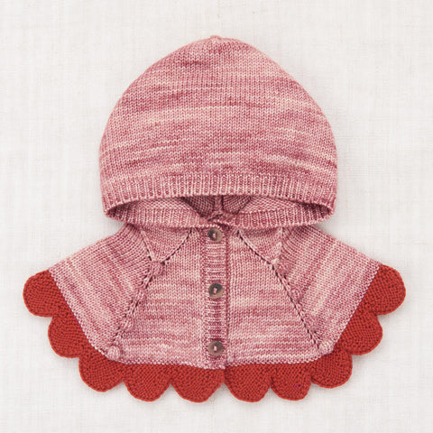 【D2】Misha&Puff（ミーシャアンドパフ）2025AW Scallop Capelet -Prairie Rose- スカラップケープ