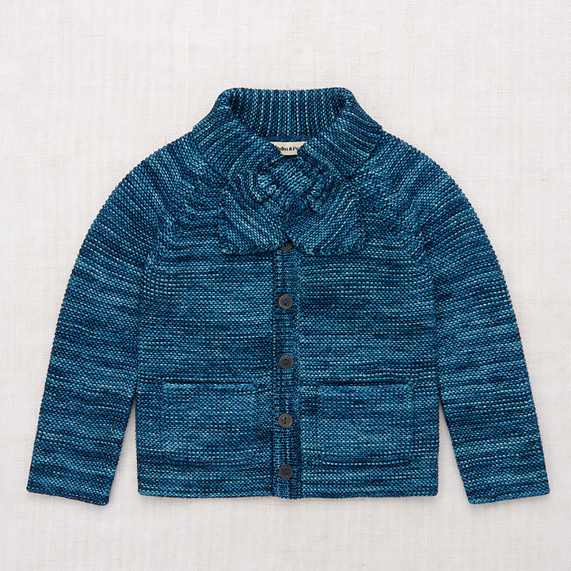 Misha&Puff（ミーシャアンドパフ）2024AW Scout Cardigan -Ocean Space Dye- キッズカーディガン