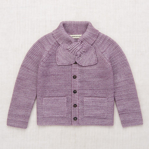 ・【W-d1】Misha&Puff（ミーシャアンドパフ）2024AW Scout Cardigan -Periwinkle-  カーディガン