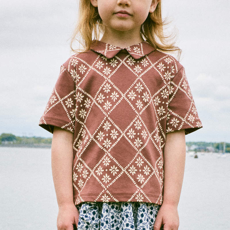 D1】Misha&Puff（ミーシャアンドパフ）2026SS SILVIA TEE -COLA FLORA