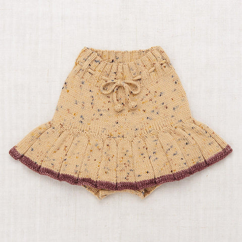 ・【W-d1】Misha&Puff（ミーシャアンドパフ）2024AW Skating Pond Skirt  -Camel Confetti- スケーティングポンドスカート.