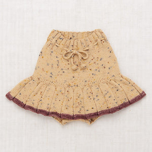 ・[W-d1] Misha&Puff 2024AW Skating Pond Skirt -Camel Confetti- Skating Pond Skirt