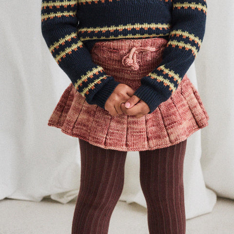 【D1】Misha&Puff（ミーシャアンドパフ）2025AW Skating Pond Skirt -Prairie Rose- スケーティングポンドスカート