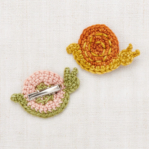 [D2] Misha &amp; Puff 2024AW Snail Clip Set Snail hair clip (hair accessory)