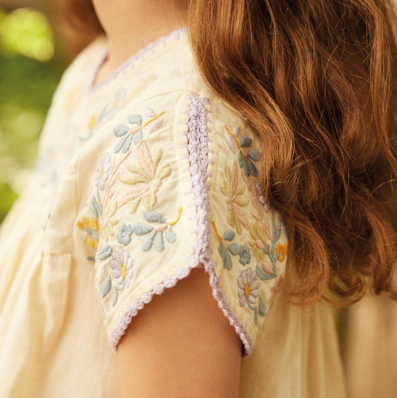 High Summer】Apolina（アポリナ）2026SS Stevie Blouse - Cream
