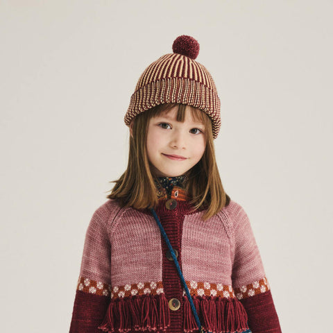 【D2】Misha&Puff（ミーシャアンドパフ）2026aw  Garter Hat - Cambridge - キッズニット帽