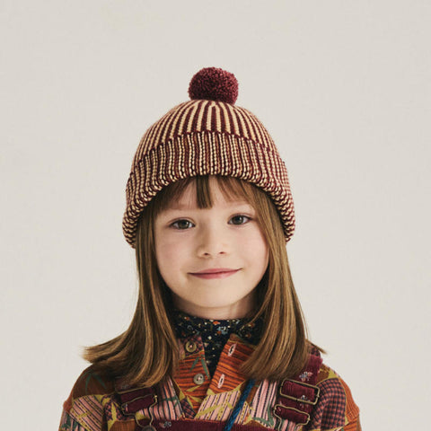 【D2】Misha&Puff（ミーシャアンドパフ）2026aw  Garter Hat - Cambridge - キッズニット帽