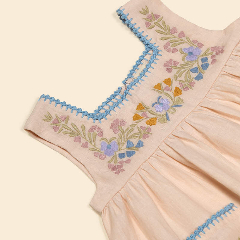 Apolina（アポリナ）2026SS TABITHA DRESS - blush - キッズワンピース