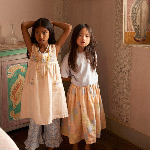 Apolina 2024AW Mia Dress - Almond - Kids Dress
