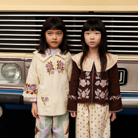 Apolina 2024AW Mia Dress - Almond - Kids Dress