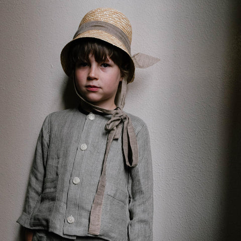 【3月末入荷次第お届けのご予約】FROU FROU kids 2025SS THE BUCKET HAT -sand- バケットハット、麦わら帽子