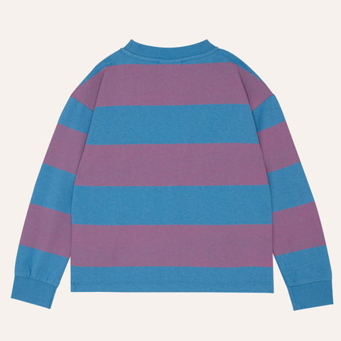 The Campamento（カンパメント） 2024AW PURPLE STRIPES LONG SLEEVES KIDS TSHIRT キッズ長袖Tシャツ