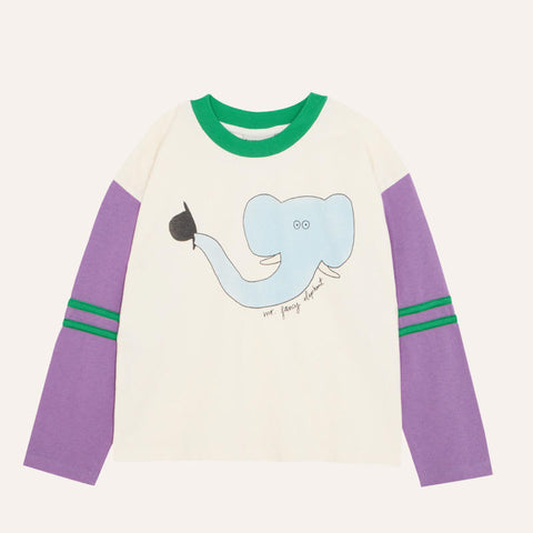 The Campamento（カンパメント） 2024AW ELEPHANT LONG SLEEVES KIDS TSHIRT キッズ長袖Tシャツ