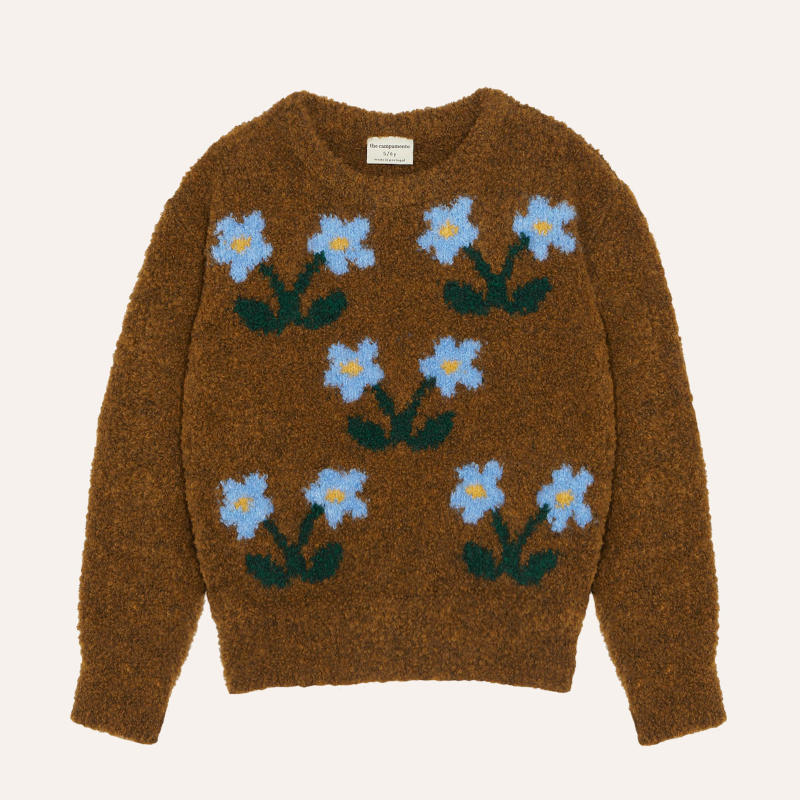 The Campamento（カンパメント） 2024AW FLOWERS KIDS SWEATER キッズセーター