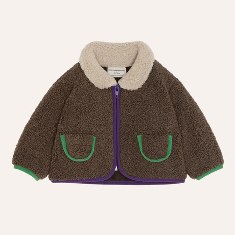 The Campamento 2024AW BROWN TEDDY BABY JACKET