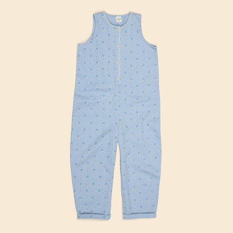 Apolina 2024AW Tina Overall - Folk Floral Blue Mist - Overalls