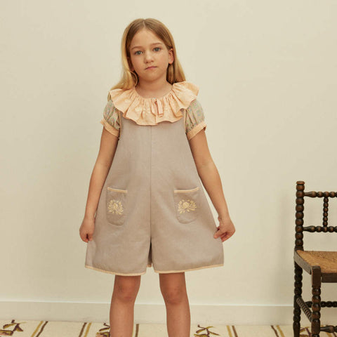 Apolina 2024AW Mia Dress - Almond - Kids Dress