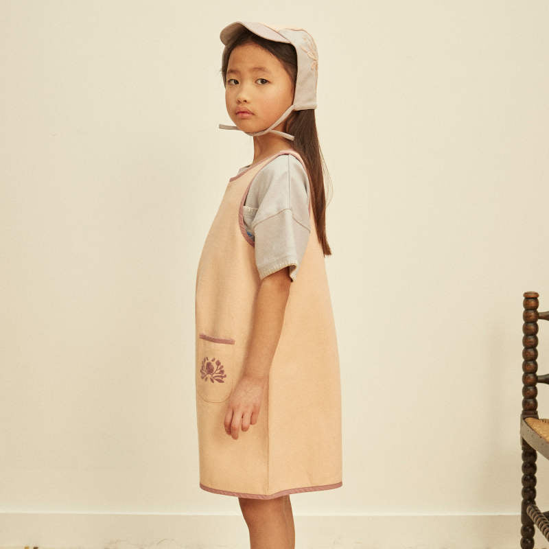 Apolina（アポリナ）2026SS VADA APRON PLAYSUIT - satin pink